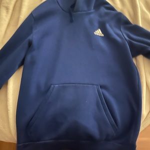 Adidas blue hoodie men size small